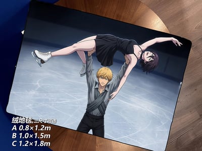 【週邊】千鳥社－電鋸人 花樣滑冰 電次 & 蕾塞 裝飾畫6