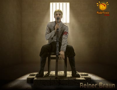 【進擊的巨人】Model Power studio-私定系列 巨人 第9彈 萊納吞槍 名場面1