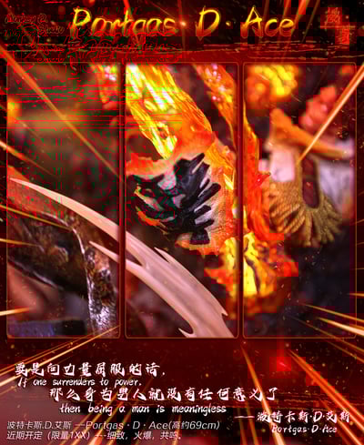 【海賊王】漫奇工作室-海賊王系列 火之意志 波特卡斯.D.艾斯4
