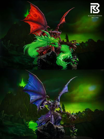 【魔獸世界】BRS 黑石工作室-五人小隊系列 第三彈 T6被遺忘者亡靈術士 門神扎昆6