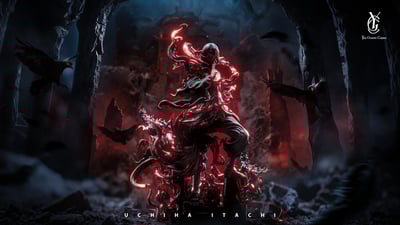 【火影忍者】月光城工作室-浮世繪&水墨風系列 第一彈 宇智波鼬1