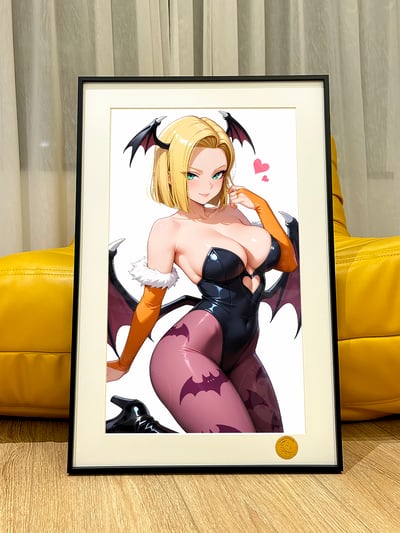 【週邊】星空工作室-小惡魔18號 七龍珠人造人Android拉姿麗lazuli克林裝飾畫1