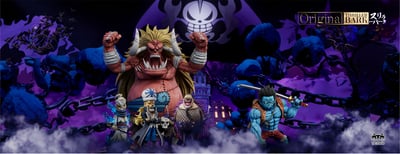 【海賊王】YZ工作室-偉大航路系列 恐怖三桅帆船 第五彈 097 三怪人 阿布薩羅姆4