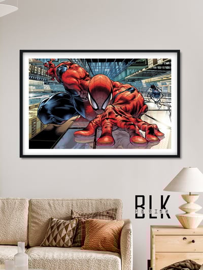 【週邊】巴洛克－漫威 蜘蛛人出擊 裝飾畫＆冰箱貼4
