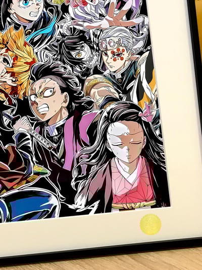 【週邊】星空工作室－鬼滅之刃 無限篇全員 裝飾畫4