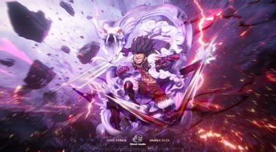 【海賊王】Ghost 工作室-四檔 蛇人路飛（海外現貨）1