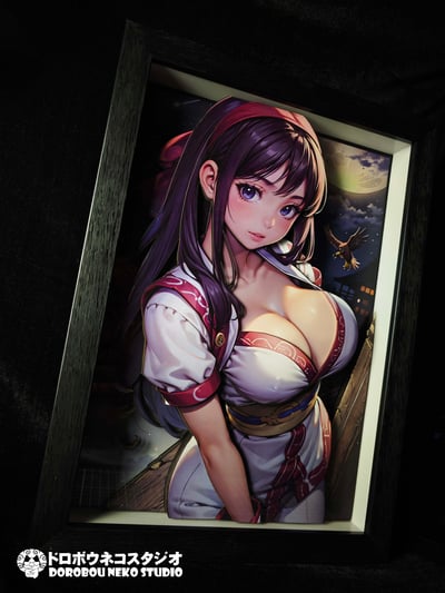 【週邊】泥棒貓工作室-侍魂 娜可露露 立體裝飾畫3