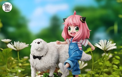 【SPYxFAMILY】斑馬工作室-阿尼亞和邦德向左看1