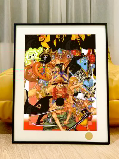 【週邊】星空工作室－海賊王 草帽十人組 裝飾畫1