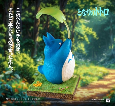 【宮崎駿】白鹿-studio-龍貓圖鑑DIY系列 姊姊 妹妹 藍色龍貓3