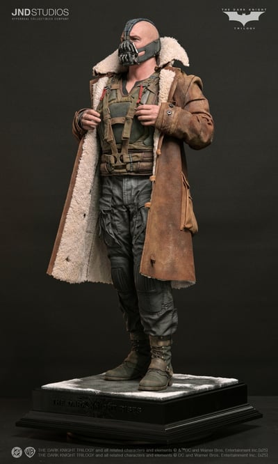 【正版授權】JND St​​udios-蝙蝠俠 黑闇騎士系列 貝恩 雕像 HMS-02410