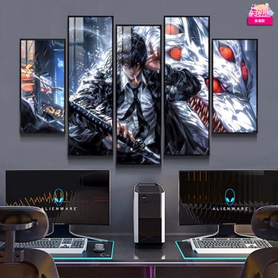 【週邊】阿喵畫社－鏈鋸人 墨染 早川秋五幅套組2