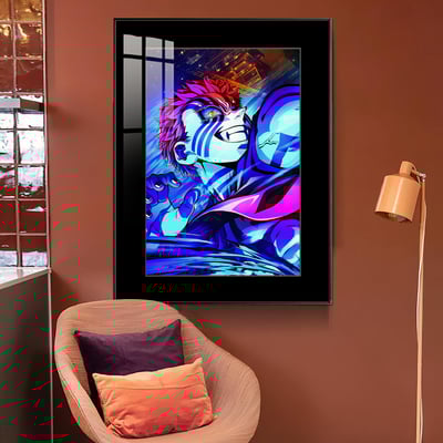 【週邊】橘子工作室－鬼滅之刃 猗窩座側身像 裝飾畫3