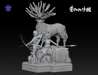 【宮崎駿】Cake-Stuido-小比例共鳴 001 幽靈公主6