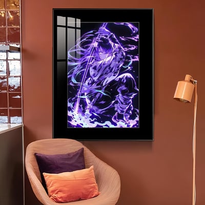 【週邊】橘子工作室－鬼滅之刃 霞光 時透無一郎 裝飾畫3