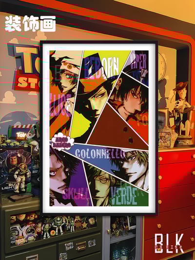 【週邊】巴洛克－家庭教師 彩虹七子 裝飾畫 & 冰箱貼1