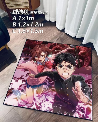 【週邊】千鳥社-膽大黨綾瀨桃高倉健午睡毯地毯裝飾畫6