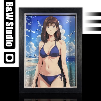 【週邊】B&W Studio-赤木晴子 立體裝飾畫2