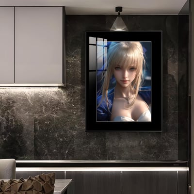 【週邊】橘子工作室－Fate 半身像 吾王saber 裝飾畫4