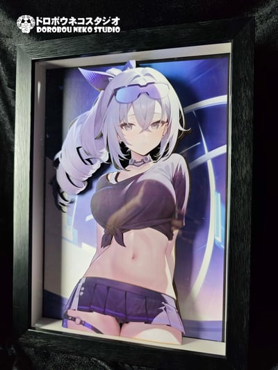 【週邊】泥棒貓工作室-銀狼 立體裝飾畫5