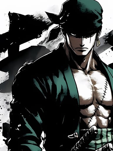 【週邊】巴洛克－海賊王 大劍豪 裝飾畫&冰箱貼2