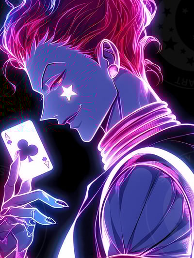 【週邊】星空工作室－全職獵人 西索 裝飾畫3