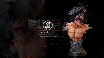 【進擊的巨人】BBSD STUDIO－艾連 半身雕像2