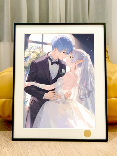 【週邊】星空工作室－葬送的芙莉蓮 芙莉蓮婚禮 裝飾畫1