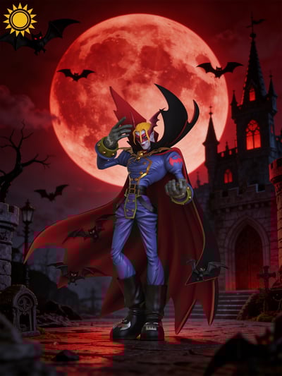 【數碼寶貝】太陽模玩－吸血魔獸1