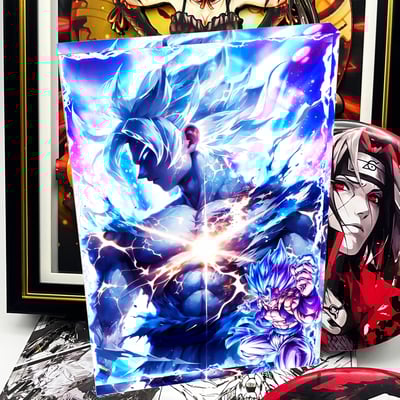 【週邊】阿喵畫社-超藍孫悟空卡磚1