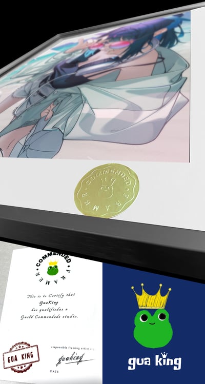 【週邊】皇呱－蔚藍檔案 酷颯紗織隊長 裝飾畫6