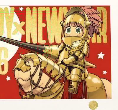 【週邊】H2工作室－SPY×FAMILY 新年阿妮亞 裝飾畫3