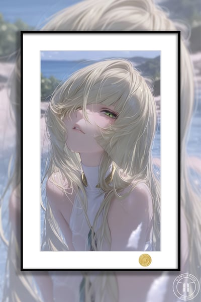 【週邊】H2工作室－寶可夢 露莎米奈 裝飾畫1