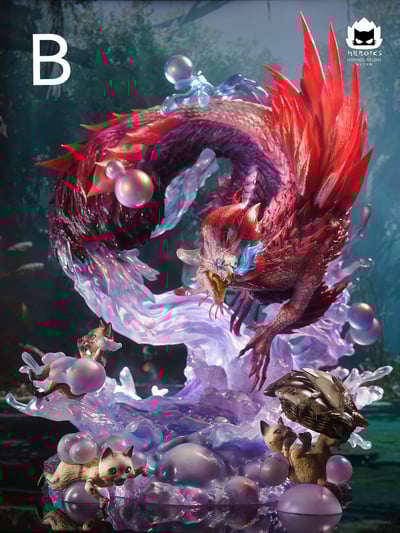 【魔物獵人】猫火工作室 Heroics Studio－泡狐龍 Mizutsune7
