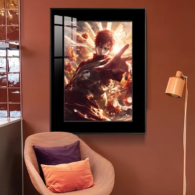 【週邊】橘子工作室－火影忍者 我愛羅 沙暴送葬 裝飾畫3