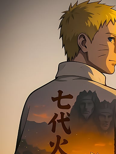 【週邊】巴洛克－火影忍者 七代火影 裝飾畫 & 冰箱貼2