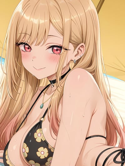 【週邊】星空工作室－戀上換裝娃娃 沙灘喜多川 海夢 裝飾畫4