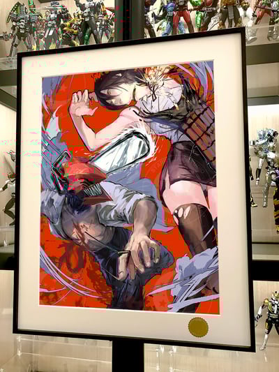 【週邊】星空工作室-電次蕾塞 reze電鋸人鏈鋸人蕾塞篇Chainsaw Man電次瑪奇瑪帕瓦動畫裝飾畫3