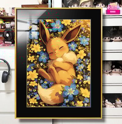 【週邊】阿喵畫社-花海 伊布4