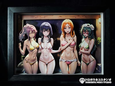 【週邊】泥棒貓工作室-Bleach溫泉 Part One 立體裝飾畫2