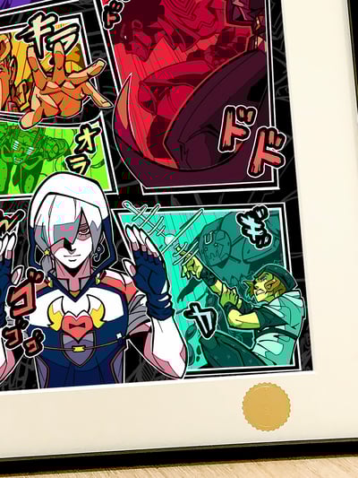 【週邊】星空工作室-九喬 jojo的巧妙冒險承太郎東方仗助白金之星動漫二次元裝飾畫4