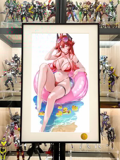 【週邊】星空工作室-red hood 小紅帽勝利女神妮姬NIKKE裝飾畫2