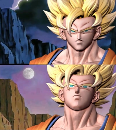 【七龍珠】BUU STUDIO-超級賽亞人二 悟空3