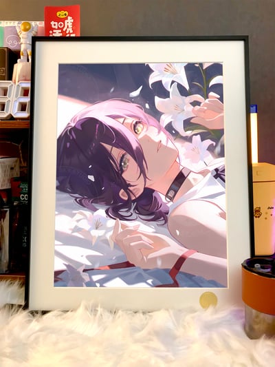 【週邊】星空工作室－鏈鋸人 百合花蕾塞 裝飾畫3