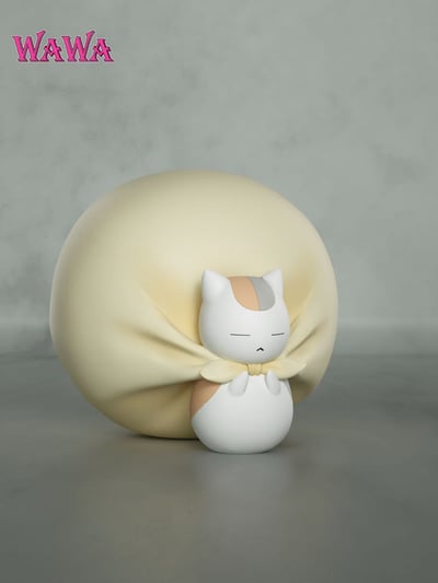 【夏目友人帳】WAWA studio-夏目友人帳系列 背包迷你貓咪老師 背包娘口三三3