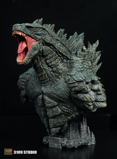 【哥吉拉】3109工作室-哥吉拉 半身像1