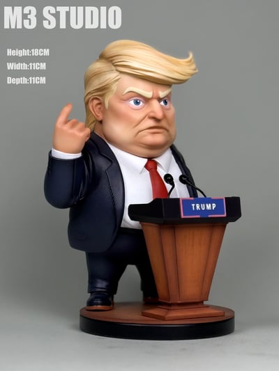 【惡搞小物】M3工作室-川普 川建國 Q版2