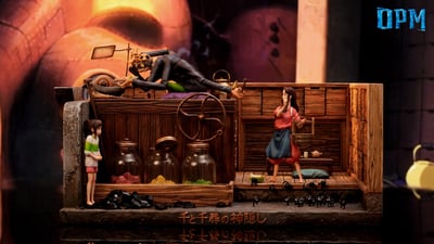 【宮崎駿】OPM-Studio-桌面系列 012 千與千尋 鍋爐爺爺1