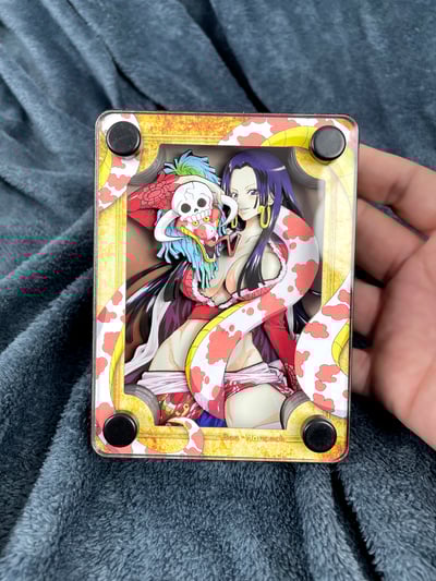 【週邊】萌萌匠-Onepiece海賊王女帝波雅漢庫克薩羅梅立體壓克力磚6