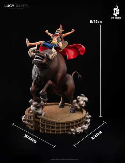 【海賊王】大熊社-競技場系列 第四彈 騎牛路飛8